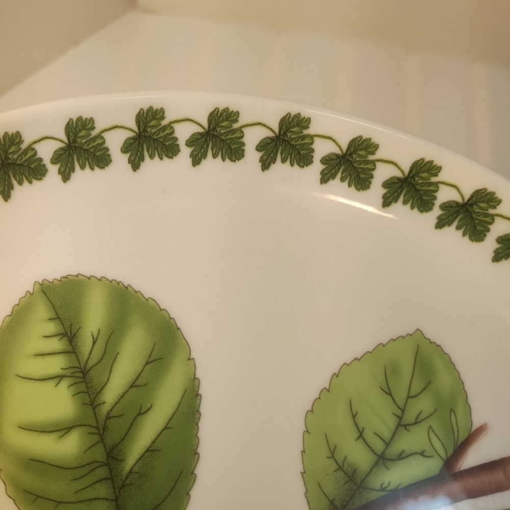 Portmeirion Pomona Hoary Morning Apple Footed Cake Stand Server 10" Cottagecore - Picture 8 of 8